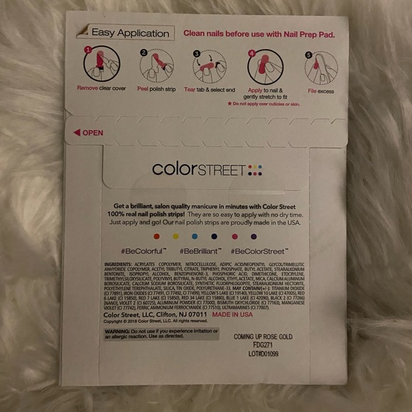 ColorStreet Set - Coming Up Rose Gold - Picture 2 of 3